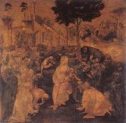  Leonardo  Da Vinci, Adoration of the Magi